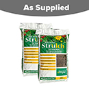 Strulch Mineralised Straw Garden Mulch 9kg x2 (v2)
